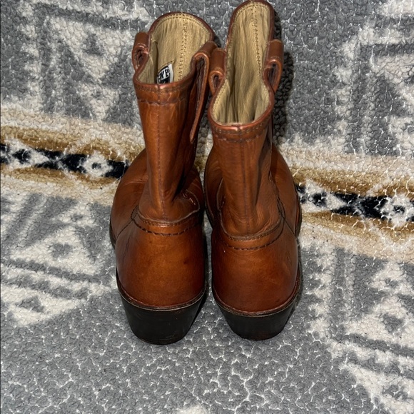 Frye brown leather ankle boots - Picture 6 of 10